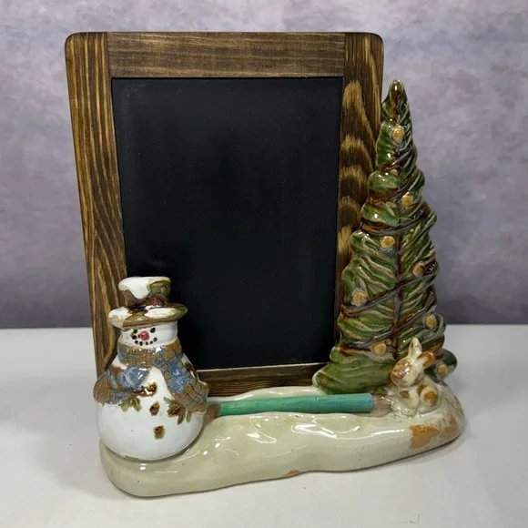 St. Nicholas Square Forest Friends Christmas Chalkboard Holder - Picture 3 of 10